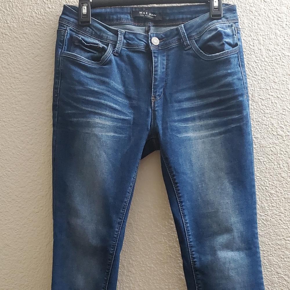 Blue Denim Wax Jean